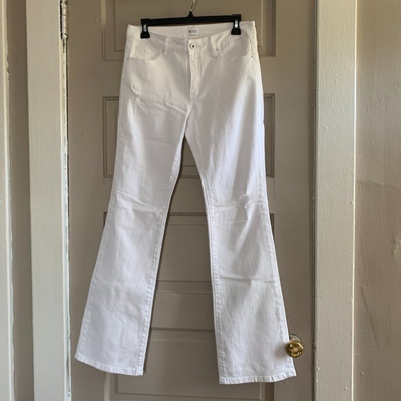 White Bootcut Jeans - Picture 3 of 11